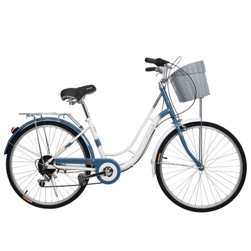 24/26 Inch Lady's Carbon Steel Frame City Road Mountain Bicycle: Beautiful Design for Adult Cyclists
