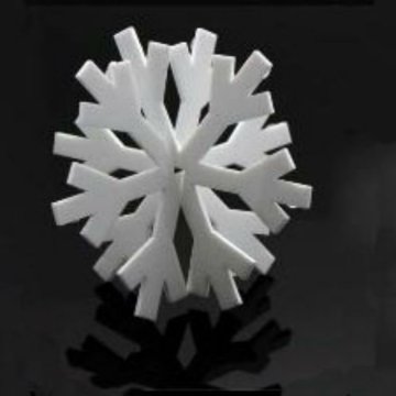 Hot Sell Custom Acrylic Snowflake Coaster FZ-I-0022
