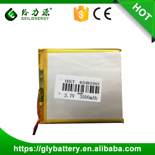 Li-polymer 408090 3500mAh 3.7v Battery For Laptop