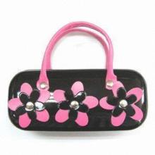 Metal Eyeglass Case, Available in Blcak and Pink Combination