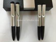 Multi function twist stylus touch 8G USB metal ballpen