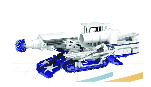 Máquina de túnel Roadheader para mina de carbón