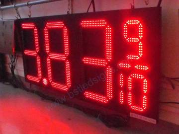 Red Digit LED Gas Pricer Sign for Gas Price Display