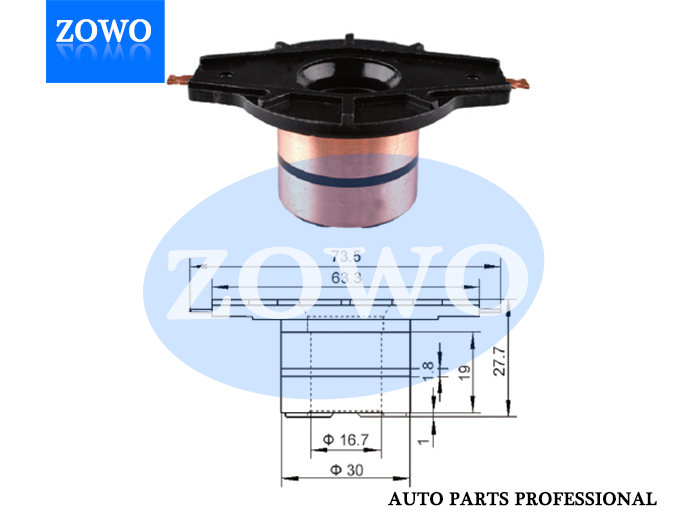 28 94865 134492 Alternator Slip Ring