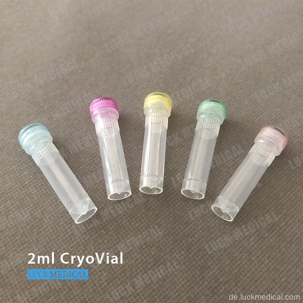 Cryovials 2ml Labor verwenden CE