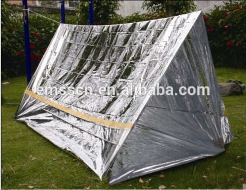 Water resistant durable Tube Tent with 25ft nylon rope