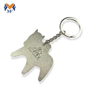 Metal Custom Keychain Logo Keychain No Minimum