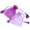 Gepersonaliseerde kwastjes organza zak met organza