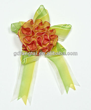 colorful wedding decoration ribbon bow