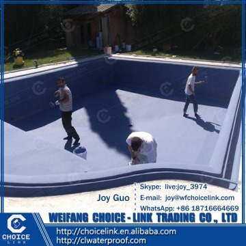 for swimming pool two component polyurethane PU waterproof coating