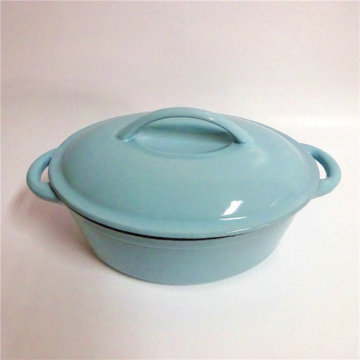 Enamel Oval Cast iron Dutch Oven