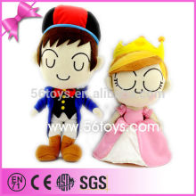 China hand made couple plush dolls classic wedding gift