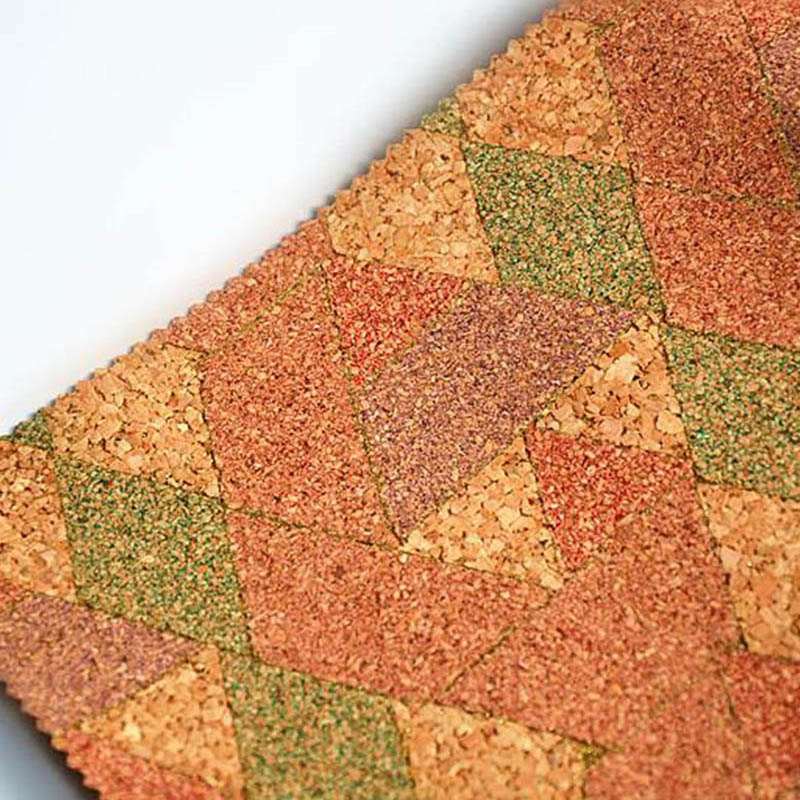 Slitstarkt imitation Vegan Cork Pu Leather för skor