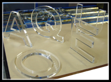 clear acrylic laser cutting lettrs