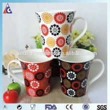 Colored ceramic coffee mugs custom design
