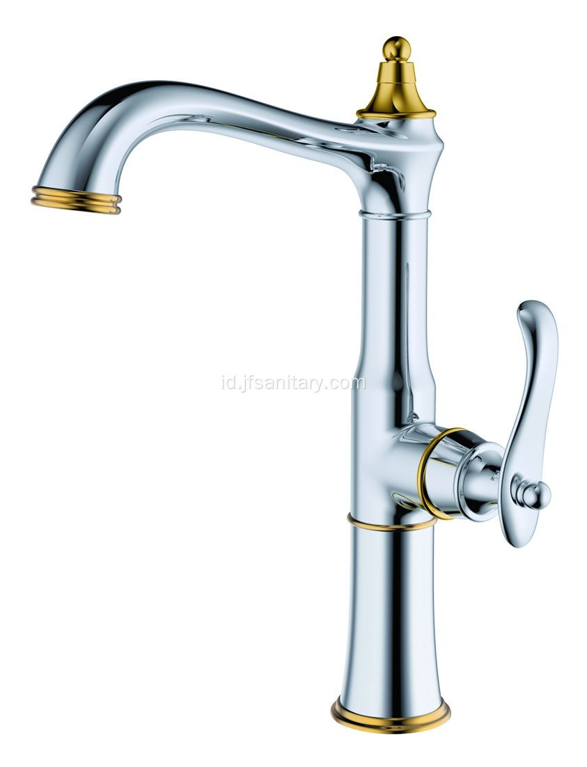 Tembaga Deck Mount Single-Handle Kitchen Faucet Set Kit