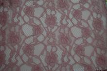 100% Polyester Velvet Cord Lace Fabric