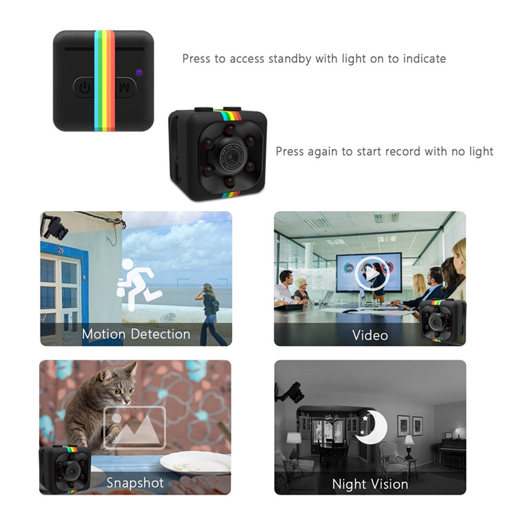 Hot sell 1080P HD camera Wireless Security Hidden Camera Mini Camera SQ11