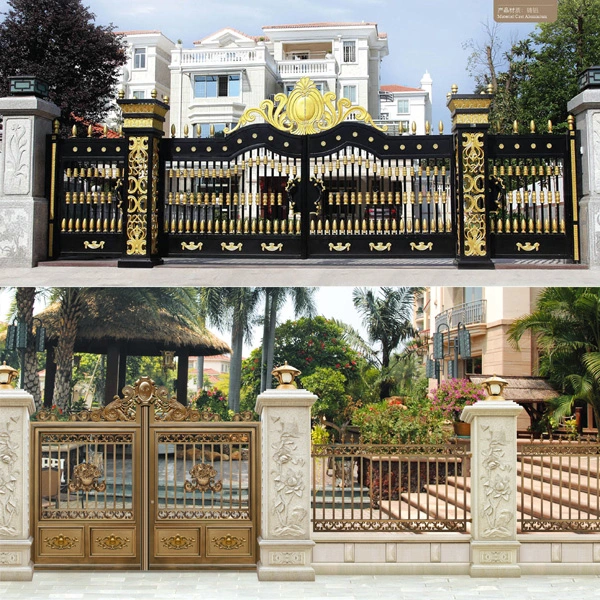 Laser Cut Villa Aluminum Entrance Door