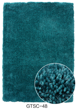 Elastic&Silk mixed Shaggy Carpet