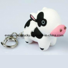 Cow Keychain with Sound and LED