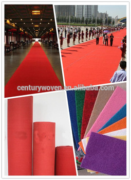 PVC roll carpet/ plain exhibition carpet