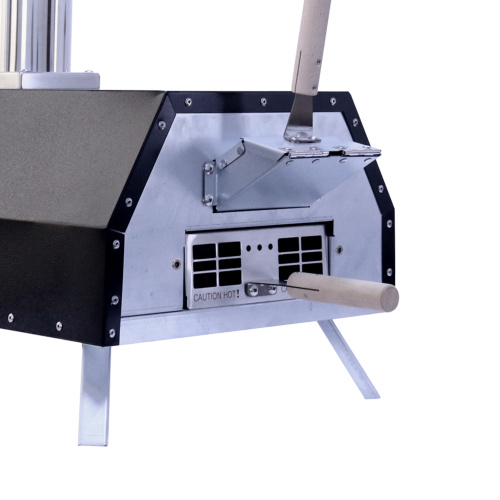 Portable Oven BBQ Grill Wood Pellet Gas Pizza Oven Safe Temperature Meter Heating Speed Fast Portable Oven BBQ Grill Wood Pellet/Gas Pizza Oven for Outdoor Bke Pizza Factory