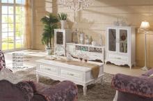 2015 latest matt white wall unit TV cabinet