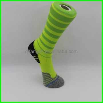 Elite cushioned crew fusion custom athletic socks