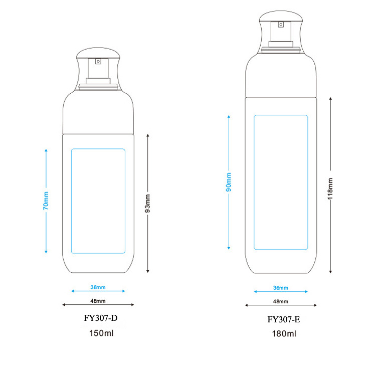 PETG plastic spray empty cosmetic bottle (5)