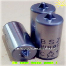 ANSI screw header punch