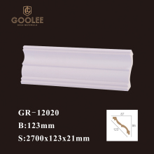 Goolee Exquisite Decorative PU Horizontal Line Polyurethane Plain Cornice Molding