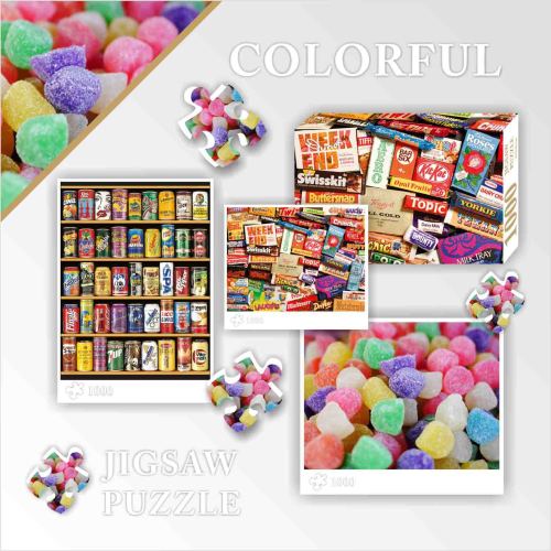 GIBBON 1000 pezzi Jigsaw Puzzle mensola per caramelle vari