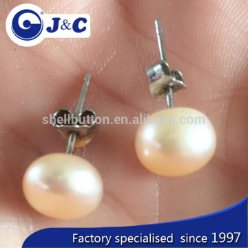 fashion real nature white pearl earring,pearl eardrop