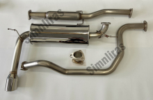 MOXIN 304 Stainless Steel Catback Exhaust Kit for 90-93 Acura Integra Hatchback 1.8L