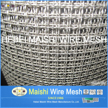 Square hole crimped wire mesh(factory)