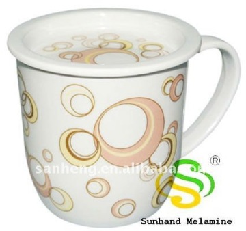 melamine mug with lid