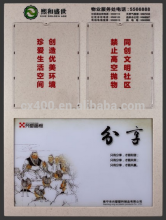 plastic notice board for community advertising