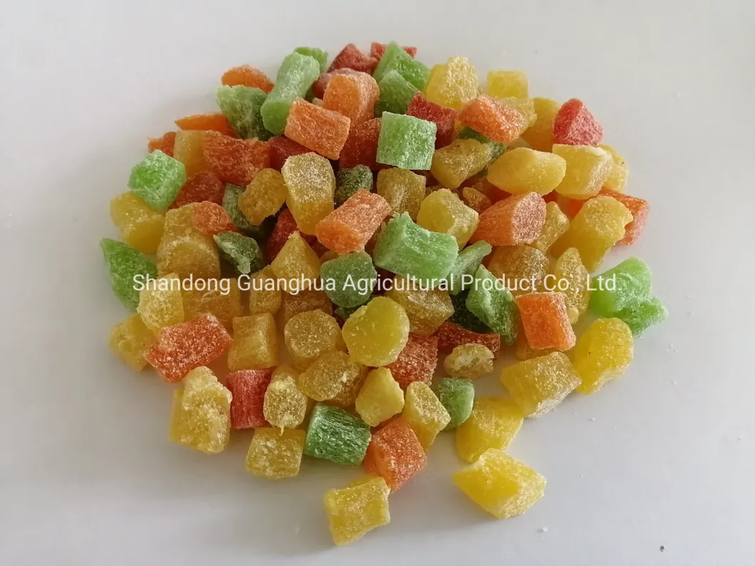 Bulk Price Natural Taste Colored Pineapple Dices