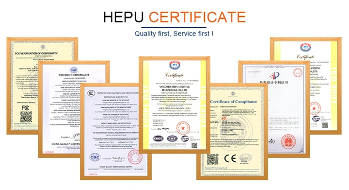 Hepu Ce Certificated LED Solar Street Light with LiFePO4 Battery