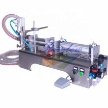 Horizontal Pneumatic 50-500ml Juice Beverage Filling Machine
