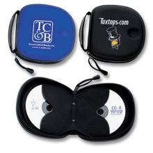 Round Neoprene CD holder with logo print