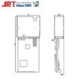 10 -метровый лазерный метр RS232 Types Sensor