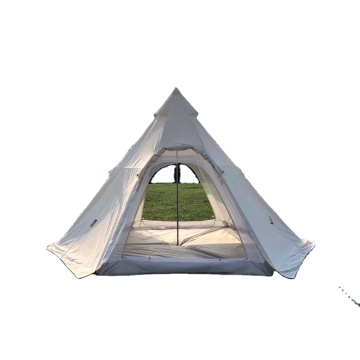Cotton canvas teepee tent hotel desert pyramid tent for camping
