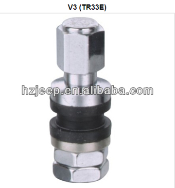 clamp-in metal tire valves V3 (TR33E)