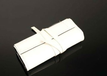 leather drawstring jewelry pouches