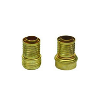 Brass garden hose coupling