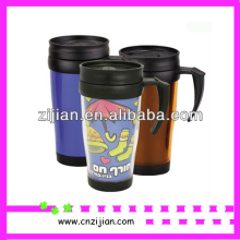 plastic cup with handle