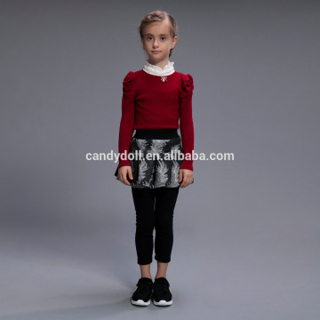 Promotional Slim Fit Baby Girl Cotton Flannel Shirt Render Shirt Fir Child Girl