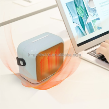 Compact 800W Electric Fan Heater for Silent Use in Bedrooms